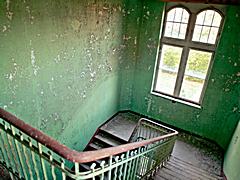 Bild: Treppenhaus im Pavillon / Sanatorium für Frauen A2
