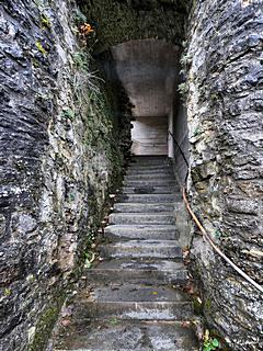 Bild: Kronenburg - Zugang im östlichen Treppenturm