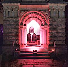 Bild: Mausoleum Heynen, Illumination an Allerheiligen