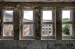 Bild: Fenster im Treppenhaus