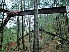 Bild: Ruine des Pavillons "Alpenhaus" / Lungenheilstätte für Frauen B2