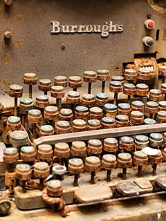 Bild: Burroughs-Tastatur - Bureau Central (Mai 2015)