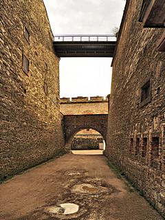 Bild: Festung Ehrenbreitstein - Durchlaß an der rechten Contregarde