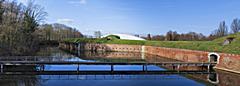 Bild: Brückenkopf Jülich - Panorama-Aufnahme der Mittelbastion