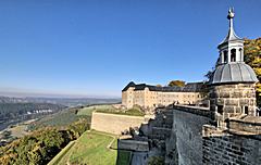 Bild: Festung Königstein - Seigerturm und Johann-Georgenburg