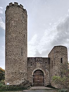 Bild: Burg Laufenburg - Nordseite mit Tor