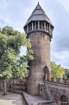 Bild: Burg Linn - Bergfried