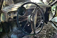 Bild: Autofriedhof Chatillon