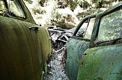 Bild: Autofriedhof Chatillon