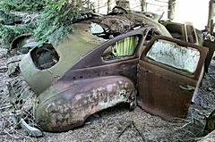 Bild: Autofriedhof Chatillon