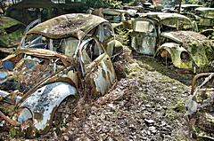 Bild: Autofriedhof Chatillon