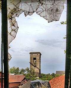 Bild: Turm der abgerissenen Kokere