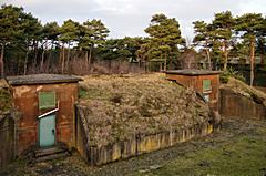 Bild: Bunker im Abendlicht