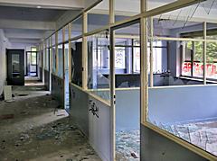 Bild: Vandalismus im Bürogebäude