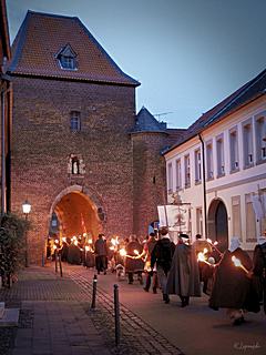 Bild: Fackelumzug am heinsberger Tor