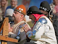 Bild: Artillerie-Demonstration durch L'Ordonnance de Raoul und Soester Mittelalterfreunde