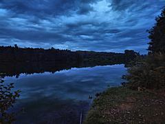 Bild: Der See am Abend