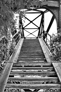 Bild: Fußgängerbrücke, Hameln