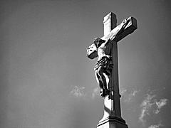 Bild: Christus am Hochkreuz von Peter Goetting