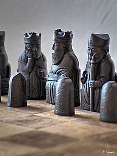 Bild: Lewis-Schachfiguren