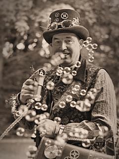 Bild: Steampunk Picknick im Volksgarten Köln