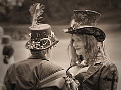 Bild: Steampunk Picknick im Volksgarten Köln