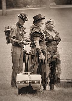 Bild: Steampunk Picknick im Volksgarten Köln