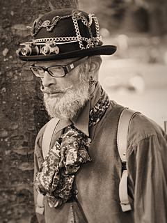 Bild: Steampunk Picknick im Volksgarten Köln