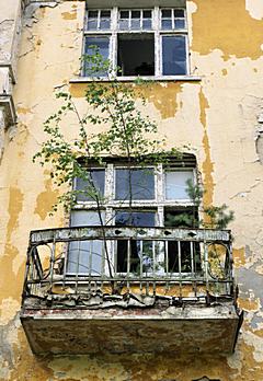 Bild: Balkon am Stabsgebäude