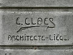 Bild: Architekt E.Claes aus Lüttich