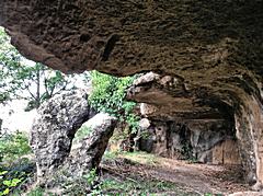 Bild: erodierte Höhle