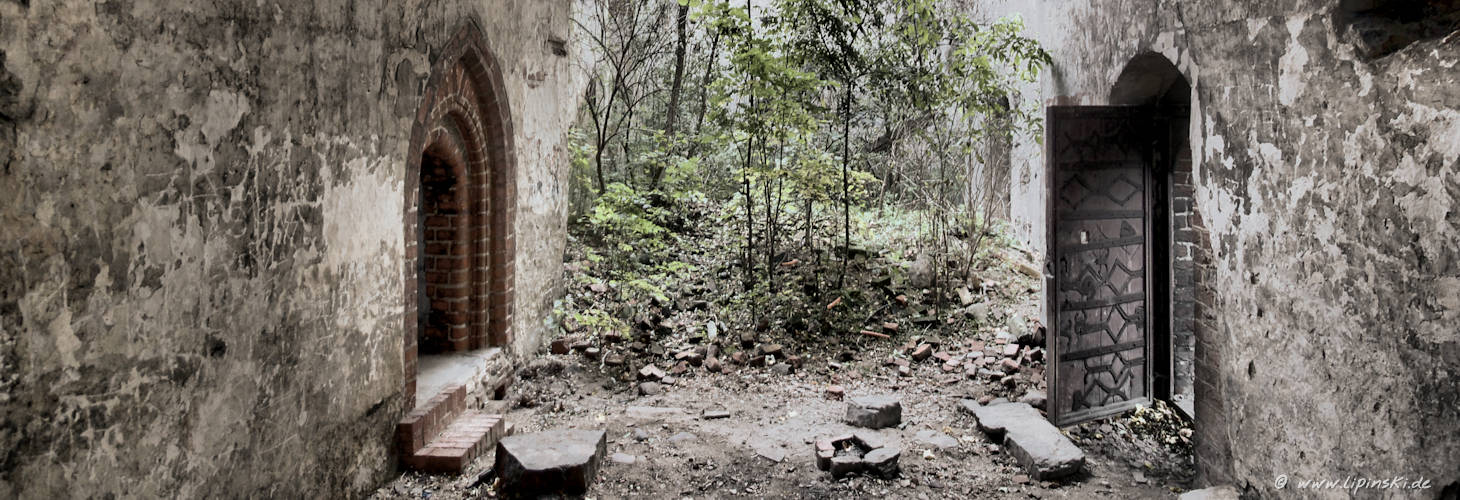 Titelbild von Ruine der evangelischen Kirche in Zlotnik / Reinswalde (Oktober 2010)